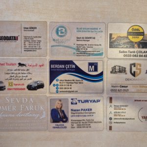 Şeffaf Plastik Kart 350 micron - Görsel 5