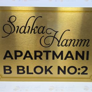 Apartman Tabelası - Görsel 7