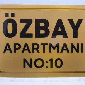 Apartman Tabelası - Görsel 8