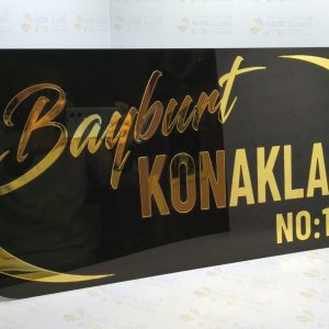 Pleksi Apartman Tabelası - Görsel 18