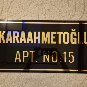 Pleksi Apartman Tabelası - Görsel 9