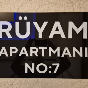 Pleksi Apartman Tabelası - Görsel 8